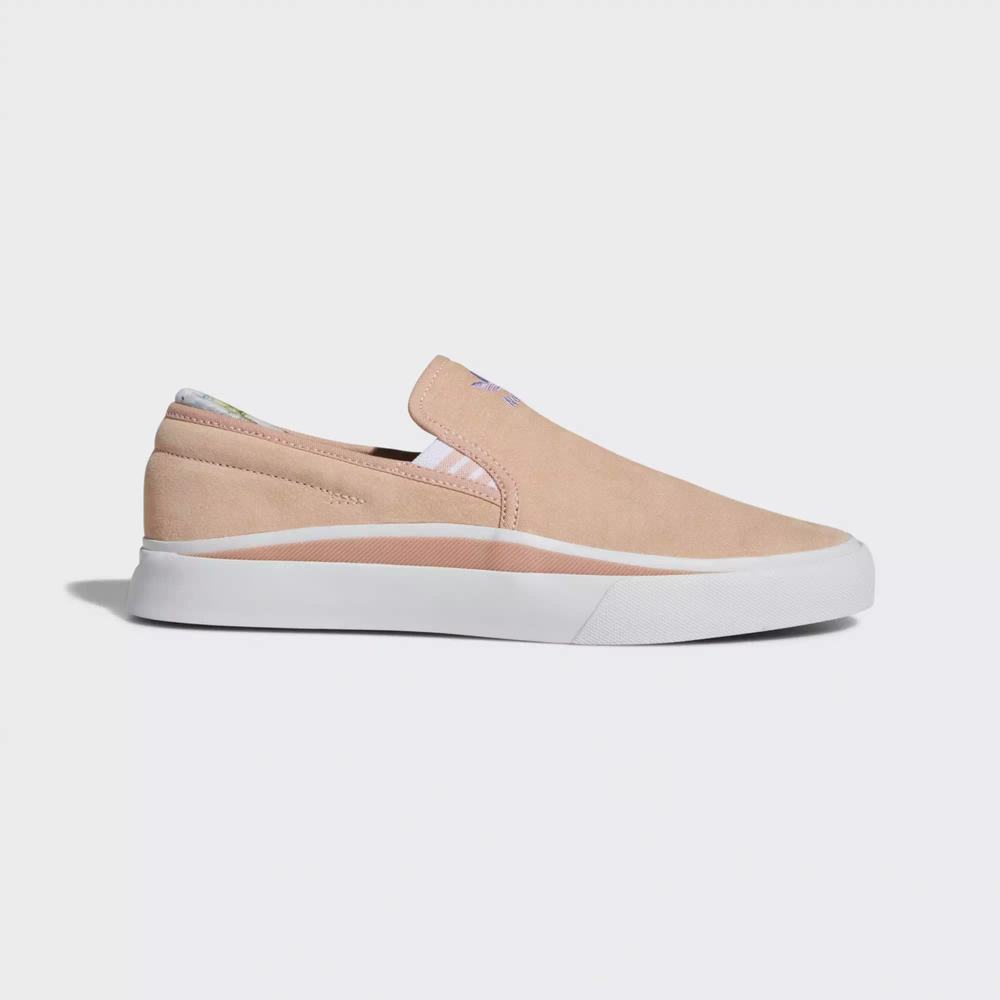 Adidas Sabalo Slip-On Tenis Rosas Para Mujer (MX-80896)